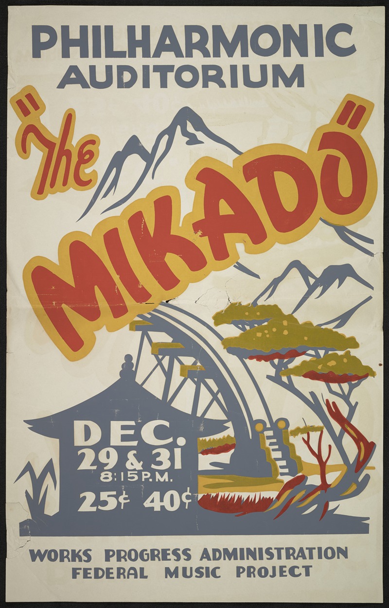 The Mikado by Аноним, 1934-1943 — digital art print download