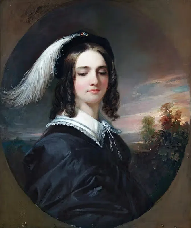 Mary Inman by Daniel Huntington, 1844 — digital art print download