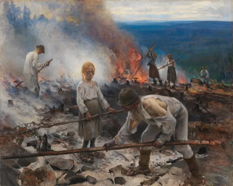 Under the Yoke (Burning the Brushwood) — Eero Järnefelt