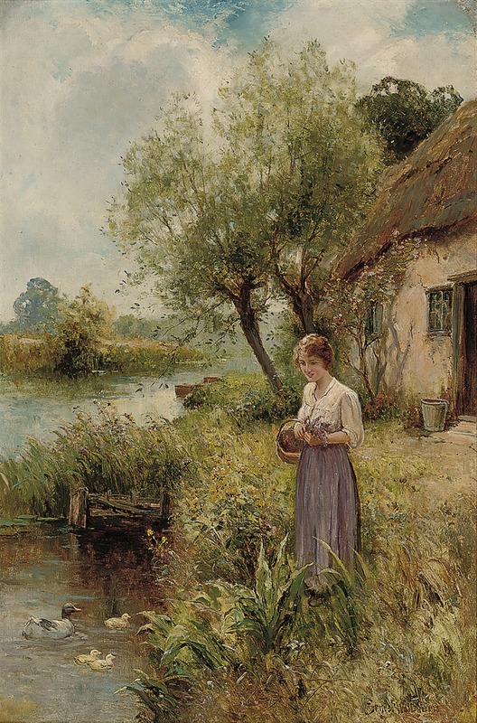 Летнее время by Эрнест Уолборн — digital art print download