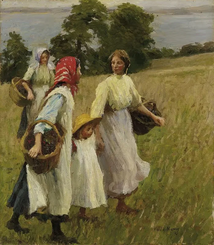 Убор черники by Гарольд Харви — digital art print download