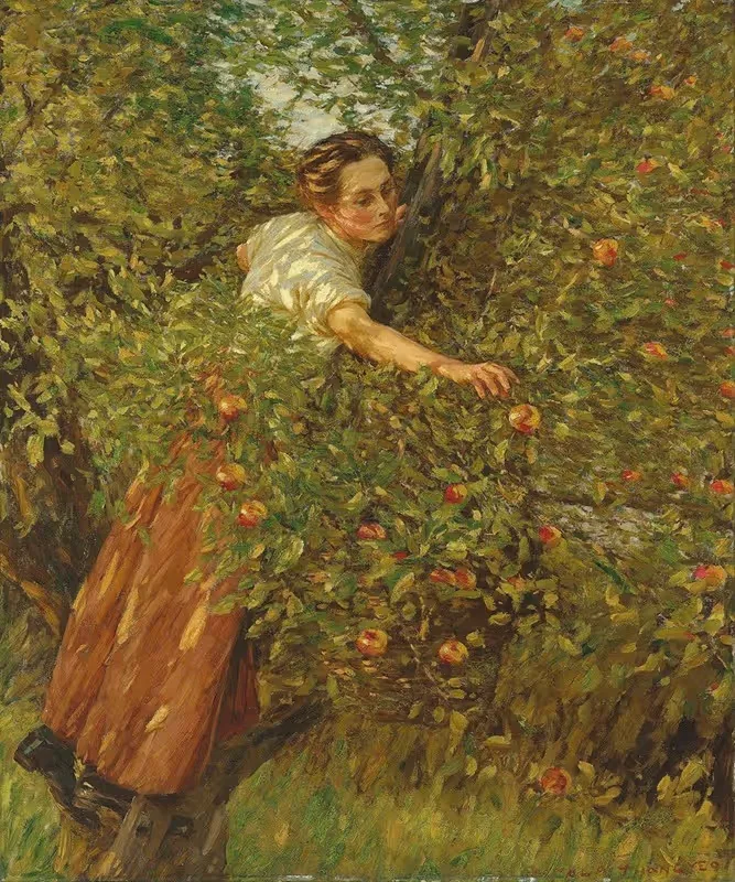 Суссексские яблоки by Генри Герберт Ла Танг — digital art print download