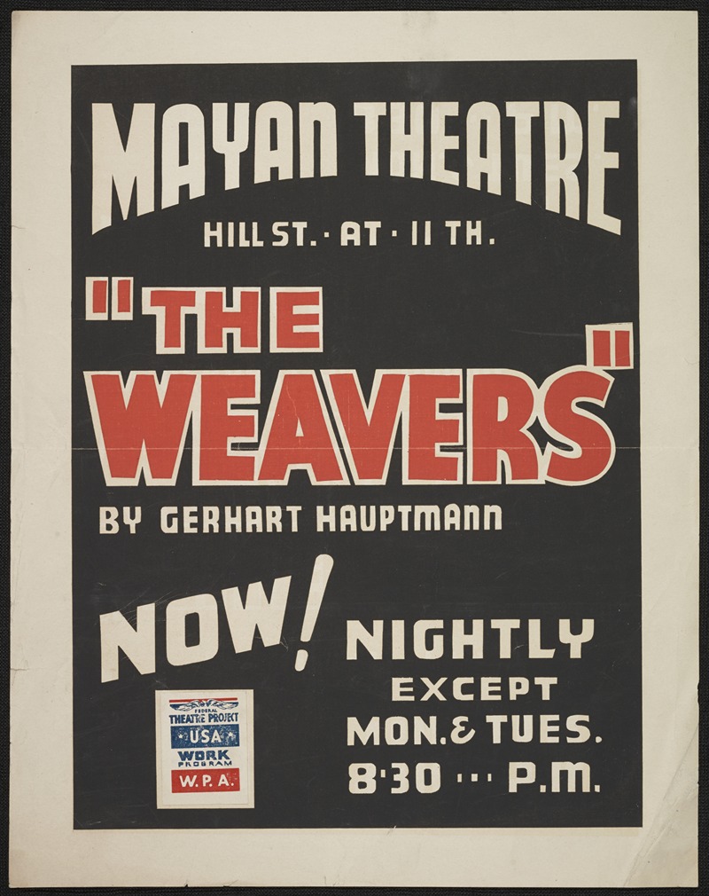 The Weavers by Аноним, 1934-1943 — digital art print download