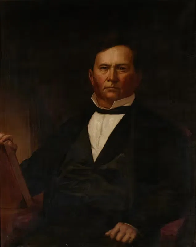 Portrait of Governor David Wallace — Jacob Cox