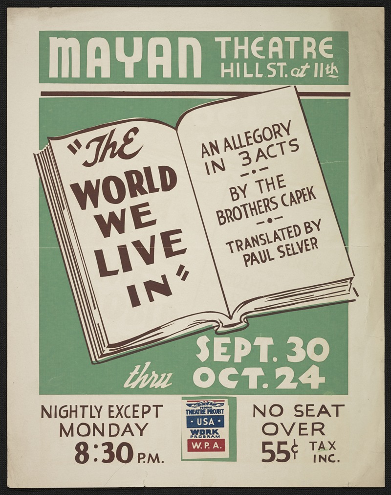 The World We Live In by Anonymous, 1934-1943 — digital art print download