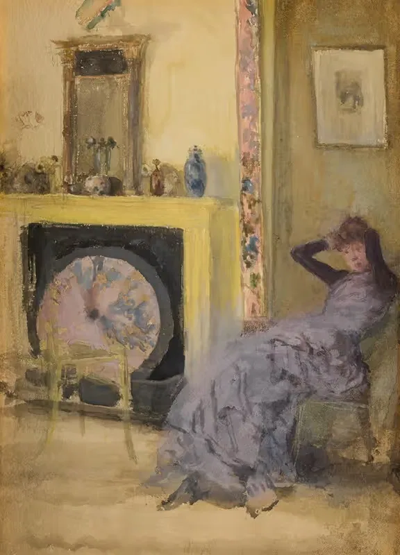 The Yellow Room by James Abbott McNeill Whistler — digital art print download
