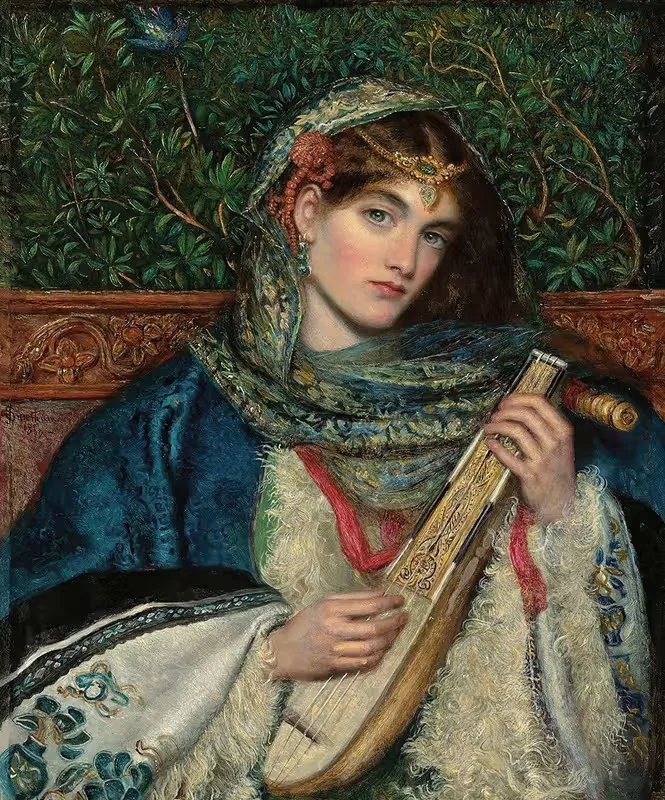 Мандолина by Джеймс Сметэм, 1866 — digital art print download