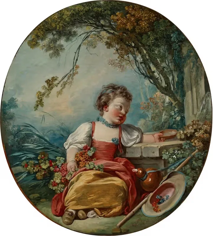 Маленький паломник by Жан-Оноре Фрагонар, 1754 — digital art print download