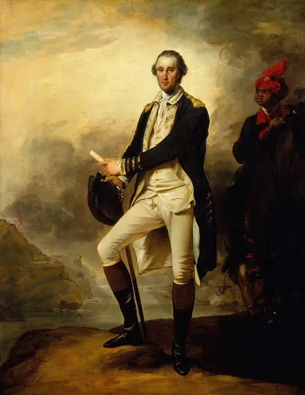 Джордж Вашингтон и Уильям Ли by Джон Трамбулл, 1780 — digital art print download
