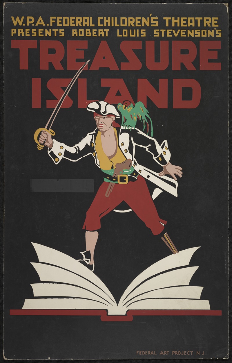 Treasure Island by Anonymous, 1934-1943 — digital art print download
