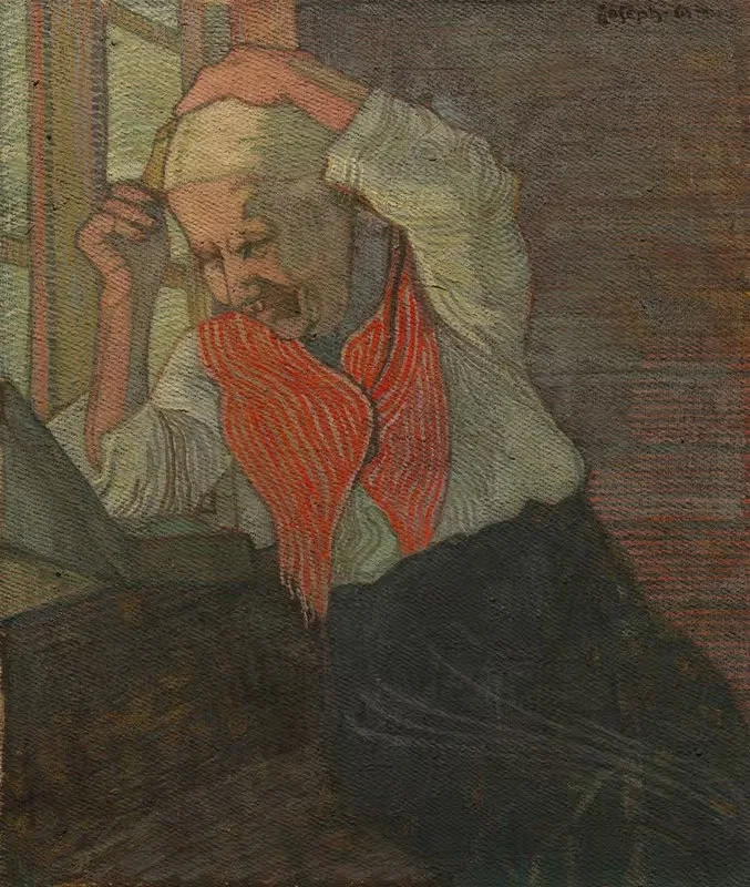 Woman Combing her Hair — Joseph Alanen