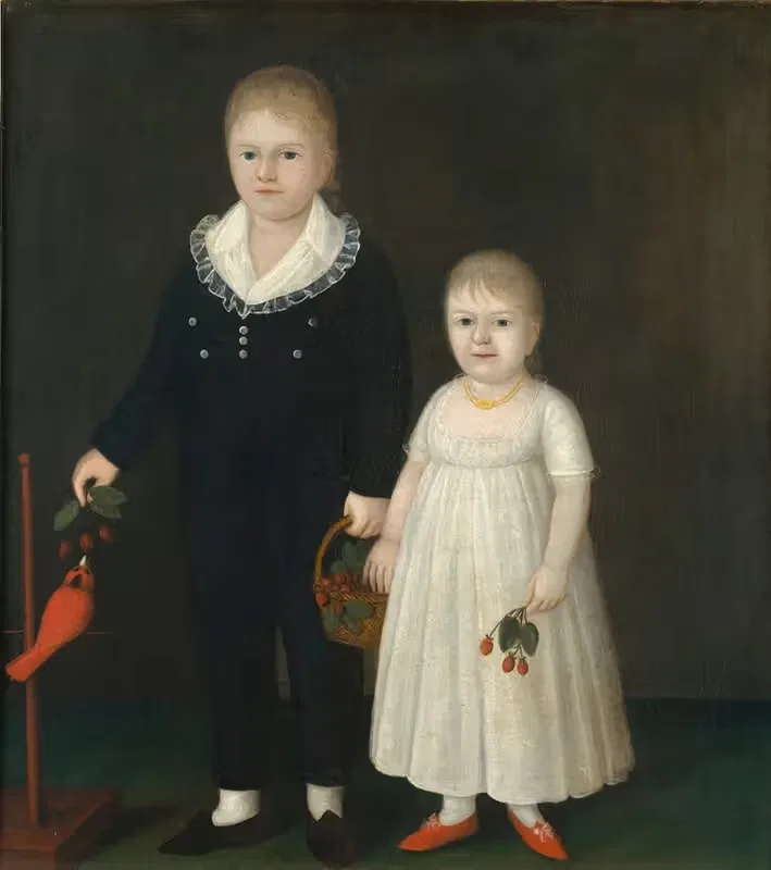 Edward and Sarah Rutter by Joshua Johnson — digital art print download