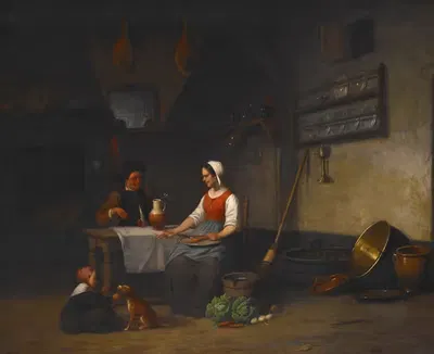 Interior Scene by Charles Venneman — digital art print download