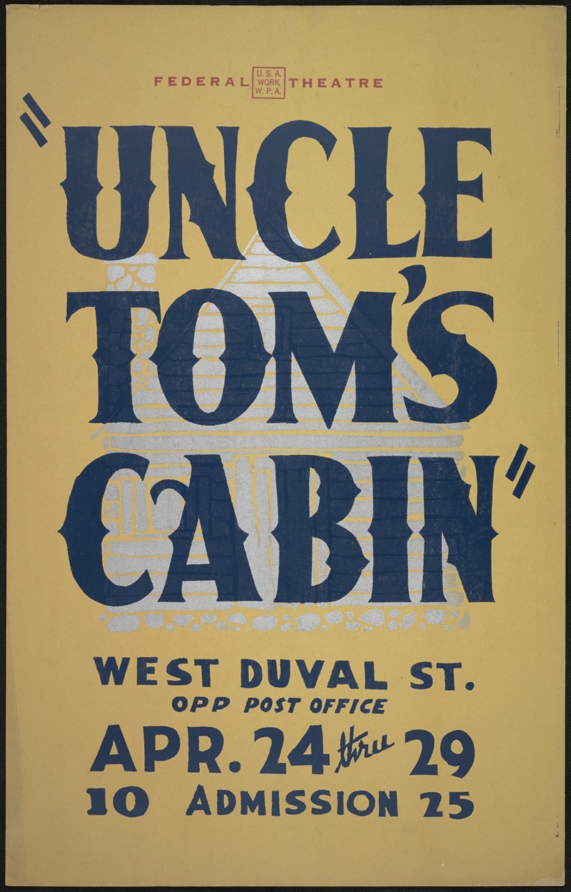 Uncle Tom's Cabin by Аноним, 1934-1943 — digital art print download