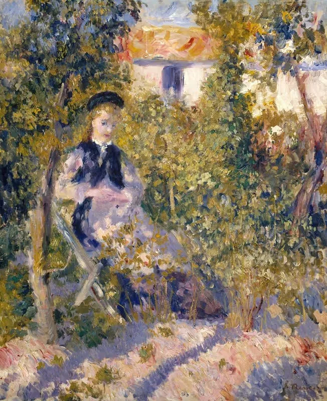 Nini in the Garden (Nini Lopez) — Pierre-Auguste Renoir