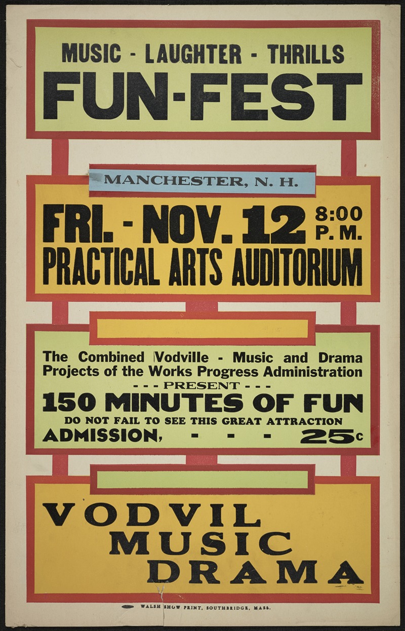 Vodvil Music Drama by Аноним, 1934-1943 — digital art print download