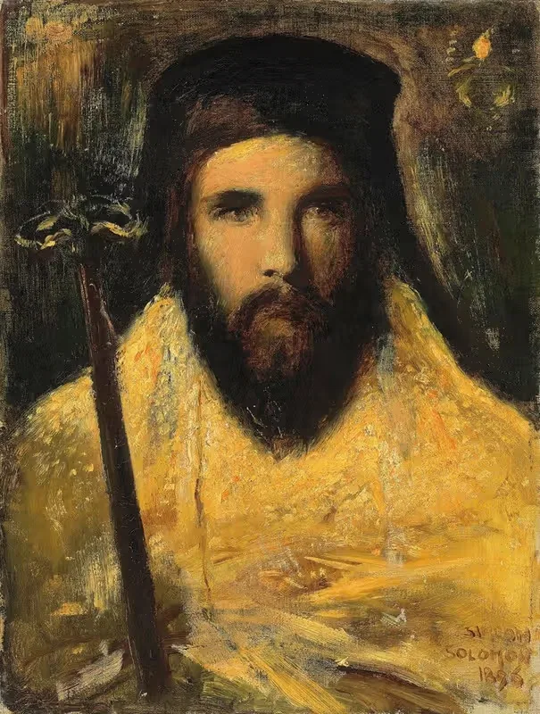 Греческий архимандрит by Симон Соломон, 1896 — digital art print download