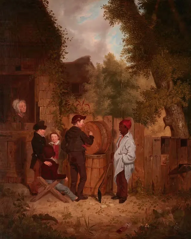 Молодой художник by Томас Микелл Бернхэм, 1840 — digital art print download