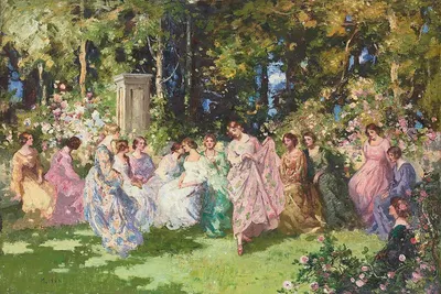 Fête Champêtre by Thomas Edwin Mostyn — digital art print download