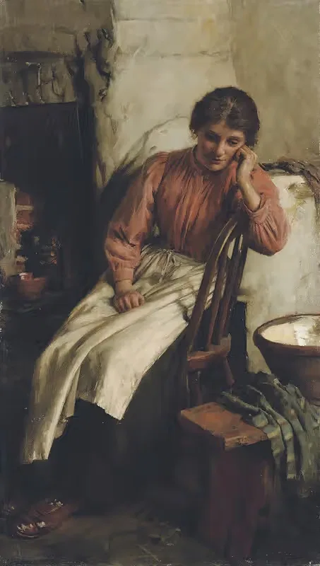 A reverie by Walter Langley — digital art print download