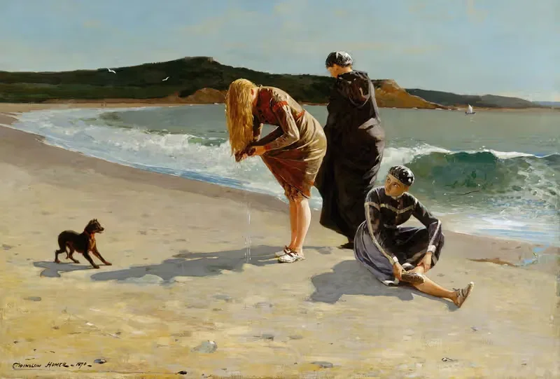 Голова орла, Манчестер, Массачусетс (высокий прилив) by Уинслоу Хомер, 1870 — digital art print download