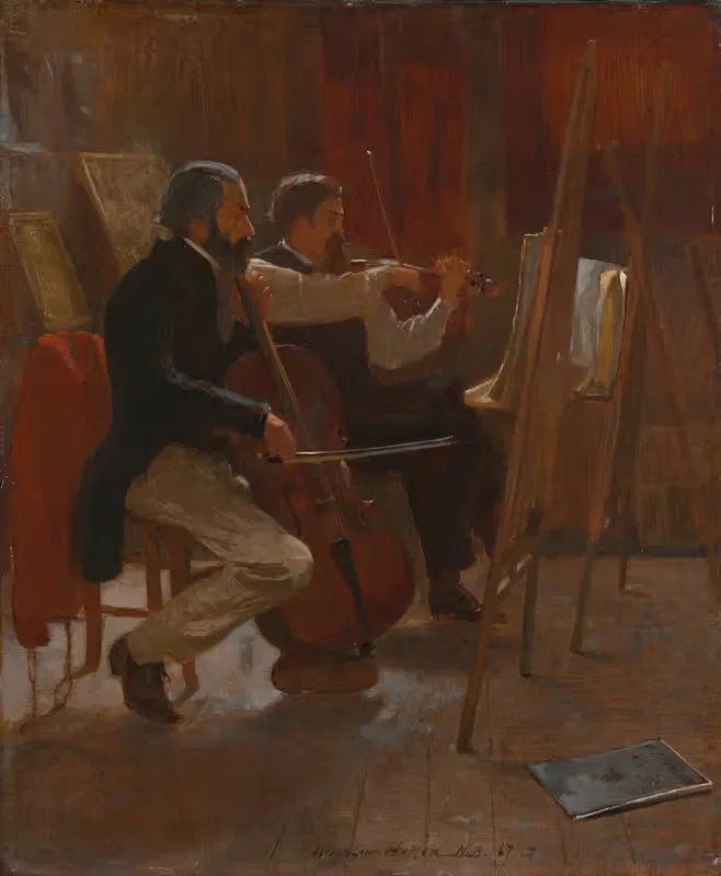 Студия by Уинслоу Хомер, 1867 — digital art print download