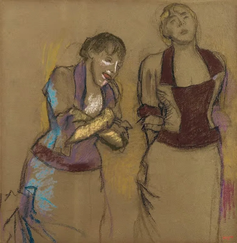 Au Café-Concert, Deux Chanteuses — Edgar Degas