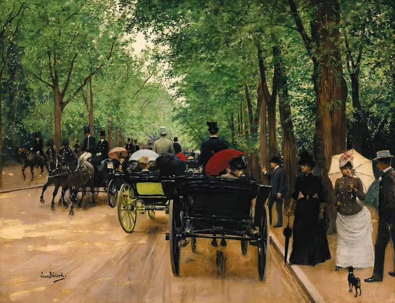 Буа де Булонь by Жан Бера — digital art print download