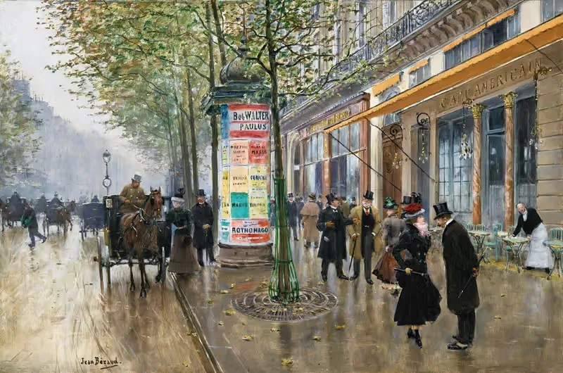 Большие бульвары by Жан Бера — digital art print download