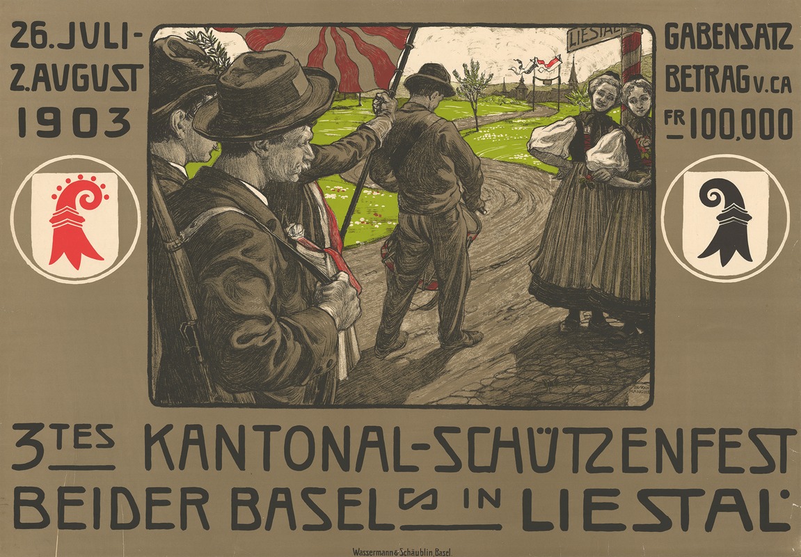 3tes Kantonal-Schützenfest beider Basel in Liestal — Burkhard Mangold