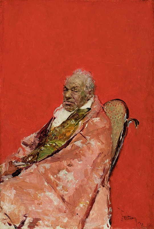 An Ecclesiastic by Mariano Fortuny Marsal — digital art print download