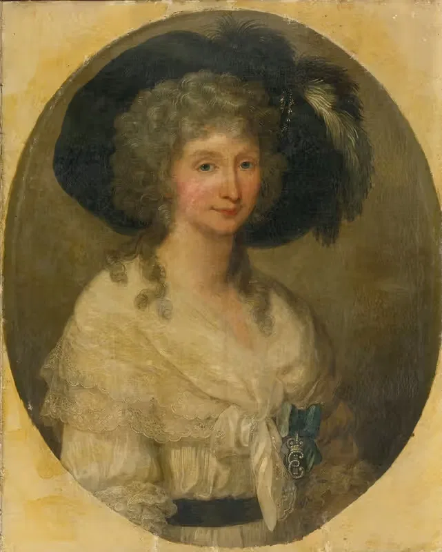 Portrait of Baroness Von Bauer — Angelica Kauffmann