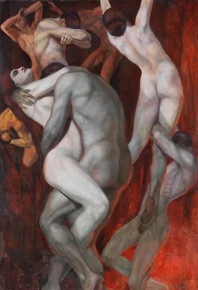 Проклятые by Арнольд Фредерик Рехберг, 1910 — digital art print download