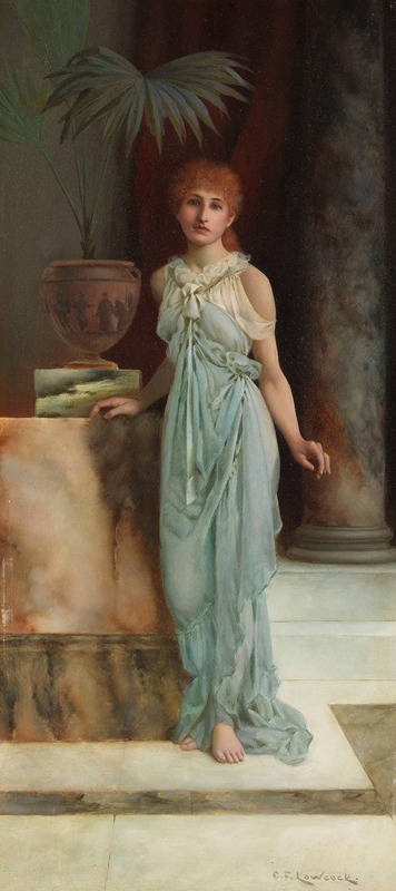 Сладкое ничегонеделание by Чарльз Фредерик Лоукок, 1890 — digital art print download