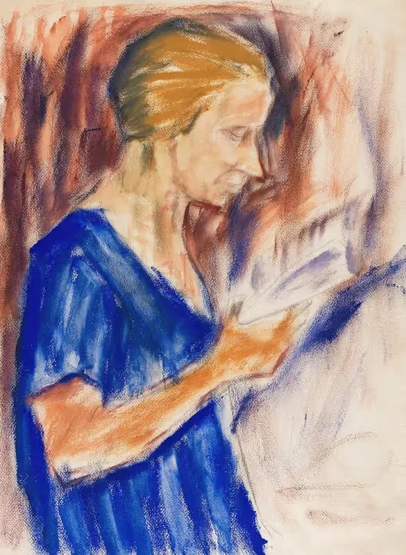 Helene Rohlfs by Christian Rohlfs, 1926 — digital art print download