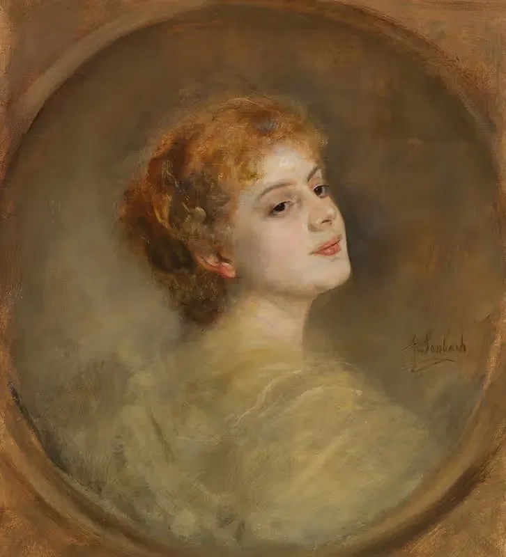 Lily von Poschinger by Franz von Lenbach, 1896 — digital art print download