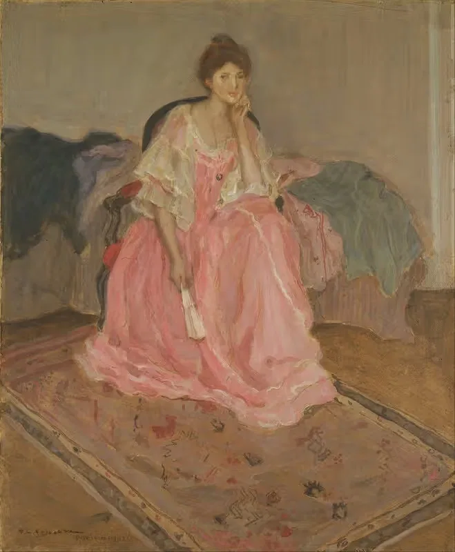 Дама в розовом by Фредерик Карл Фризеке, 1902 — digital art print download
