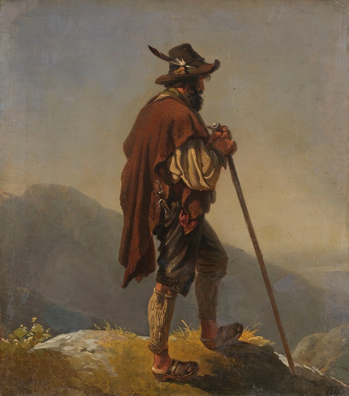 Сеннер by Фридрих Вольц, 1845 — digital art print download