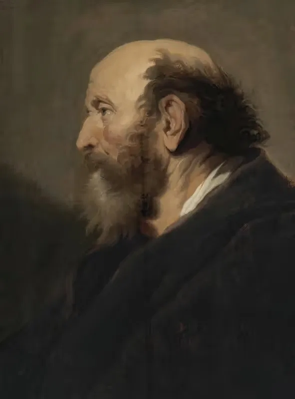 Profile Portrait Of A Bearded Man — Jacob Adriaensz Backer