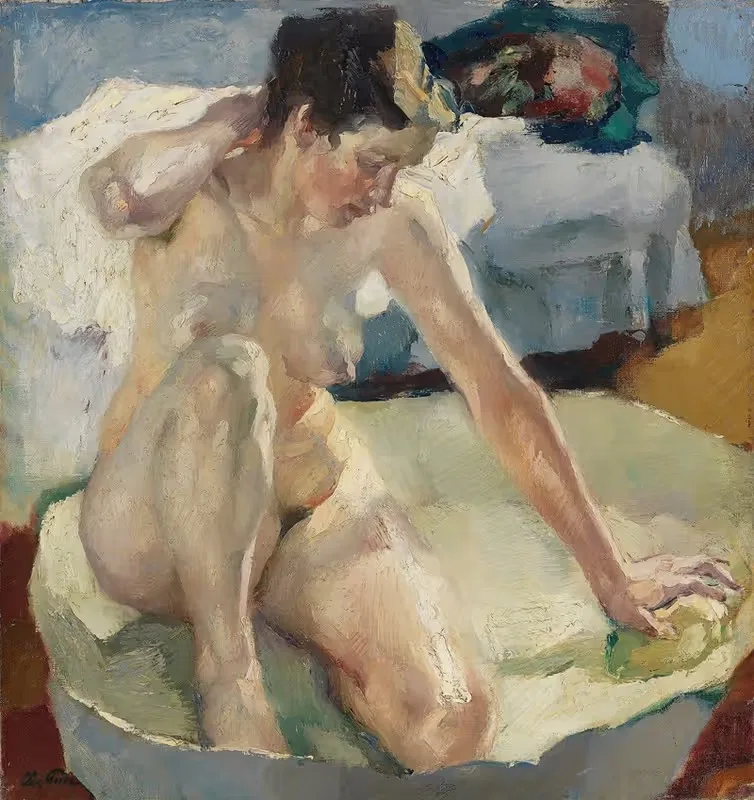 В ванной II by Лео Путц, 1911 — digital art print download