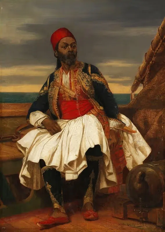 Греческий мавр by Леопольд Карл Мюллер, 1855 — digital art print download