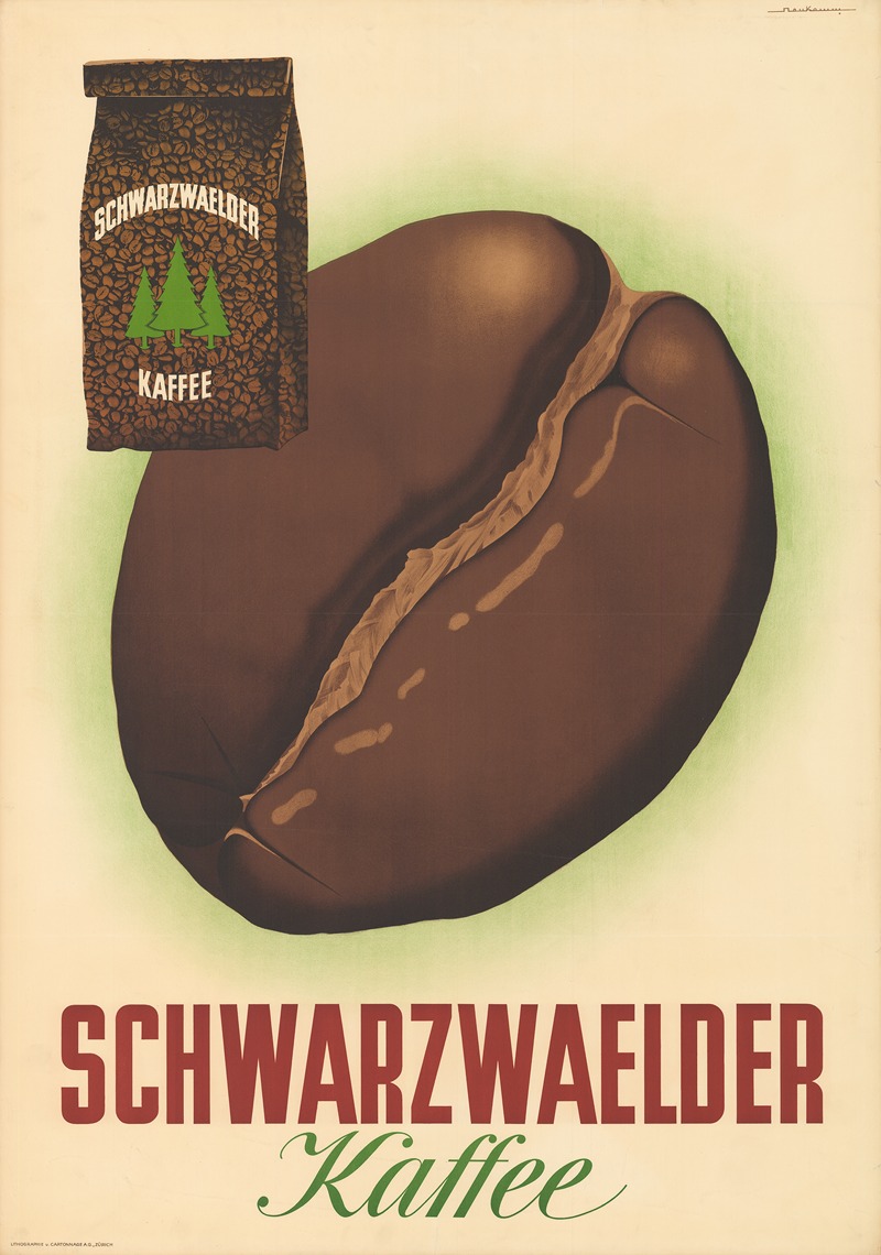 Schwarzwaelder Kaffee’ by Emil Alfred Neukomm — digital art print download