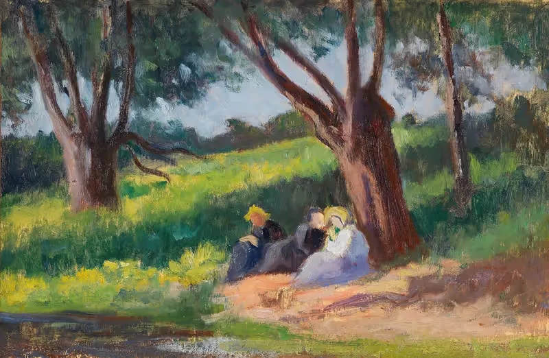 Под деревом Роллебуа by Максимильен Люс, 1926 — digital art print download