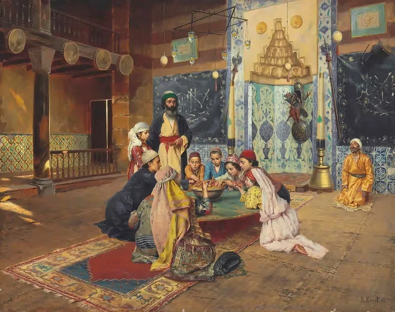 La Charité chez les derviches à Scutari — Rudolf Ernst