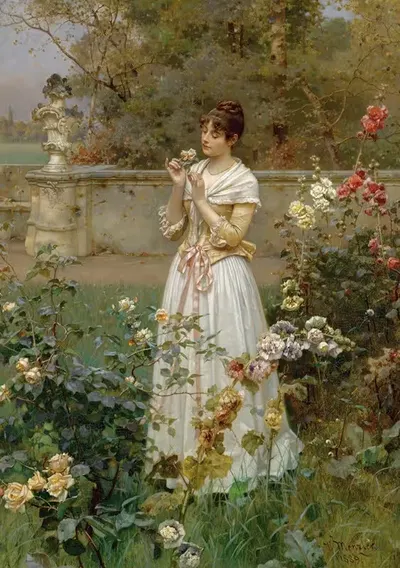 Роза всех роз by Вильгельм Менцлер, 1889 — digital art print download