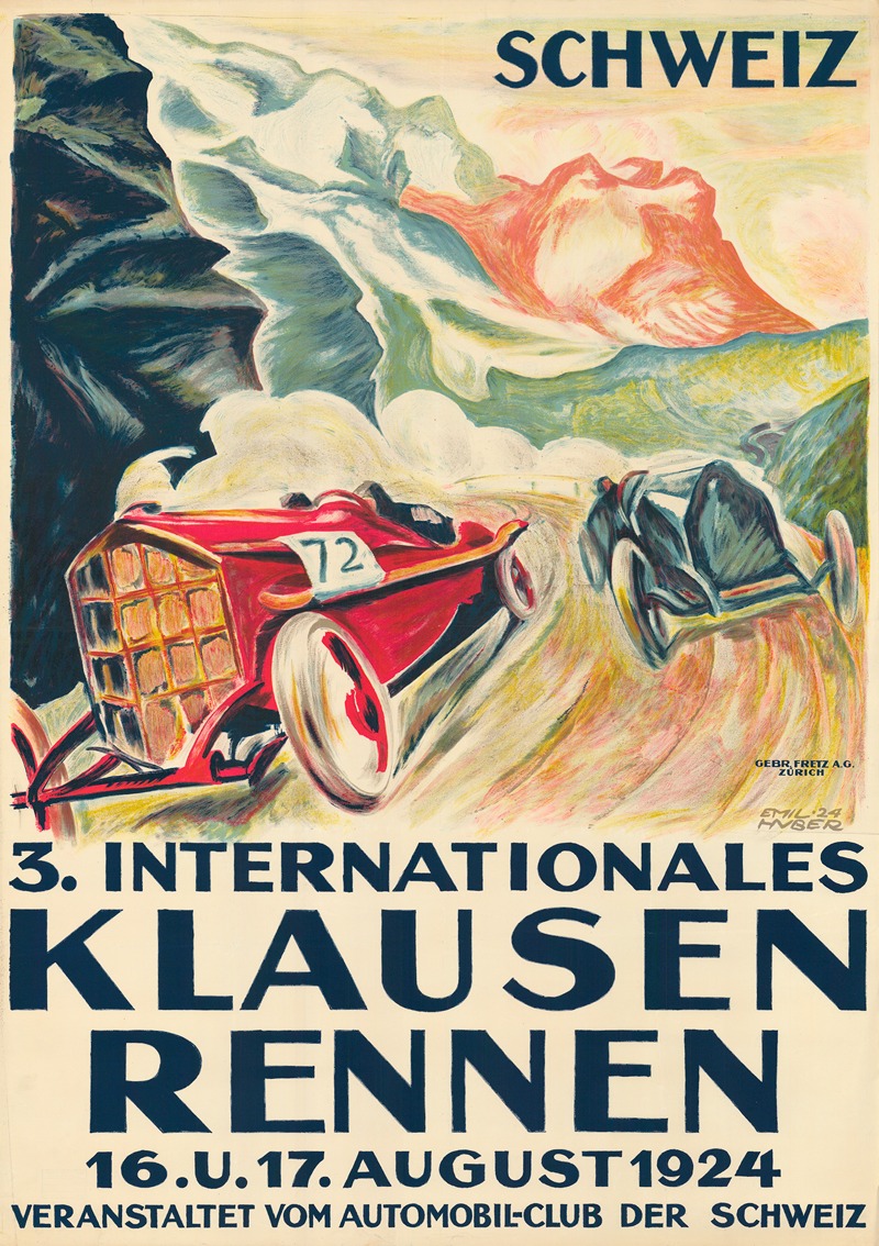 3. Internationales Klausenrennen — Emil Huber
