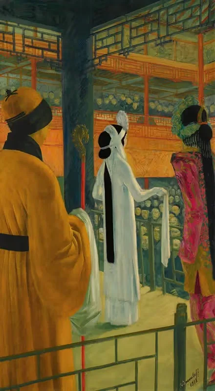 Опера в Пекине by Александр Жаковлев, 1918 — digital art print download