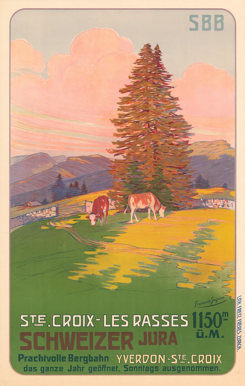Ste. Croix – Les Rasses – Schweizer Jura — François Jaques