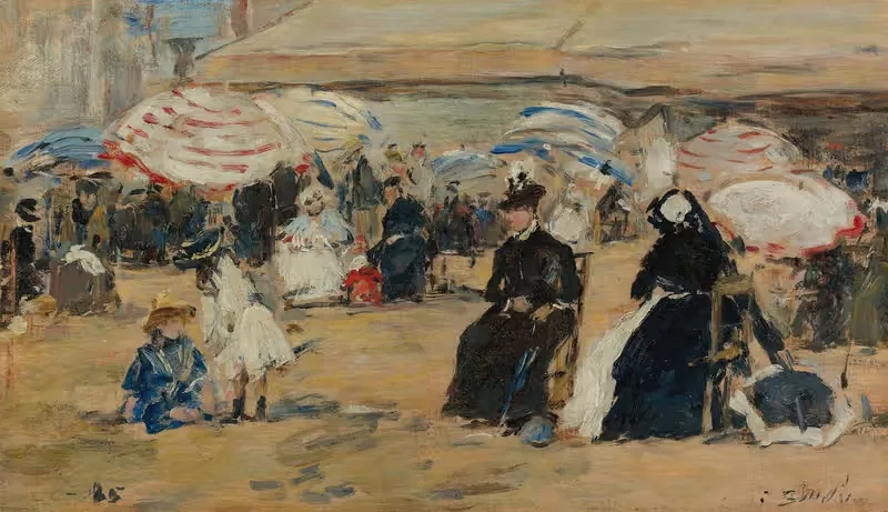 Trouville, La Nourrice — Eugène Boudin