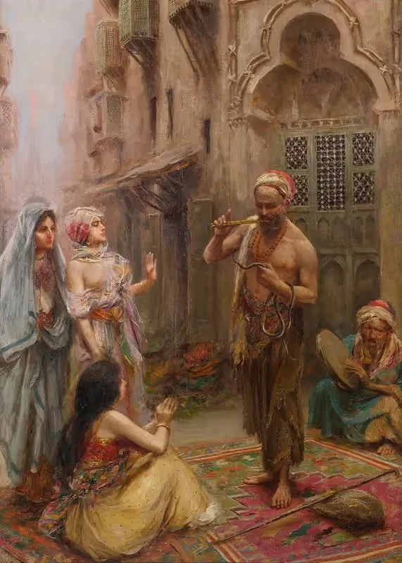 The Snake Charmer by Fabio Fabbi — digital art print download